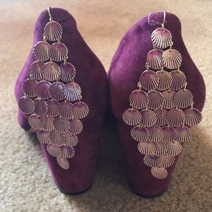 Plum Purple Earrings